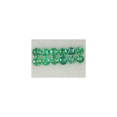 Diamond Cut Emerald Rounds Stone