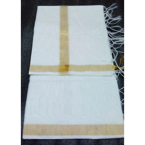 Ladies White Salab Saree
