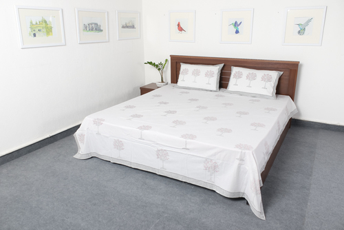 White Cotton Bedding Set