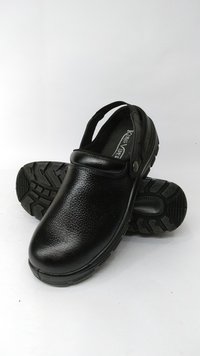 Black Elastic Safety Shoes