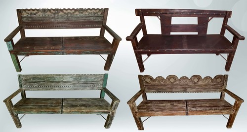 Rustic Benches By ANTIQUE FURNITURE HOUSE