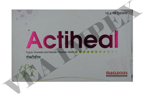 Actiheal(Trypsin Trihydrate Tablets) General Medicines