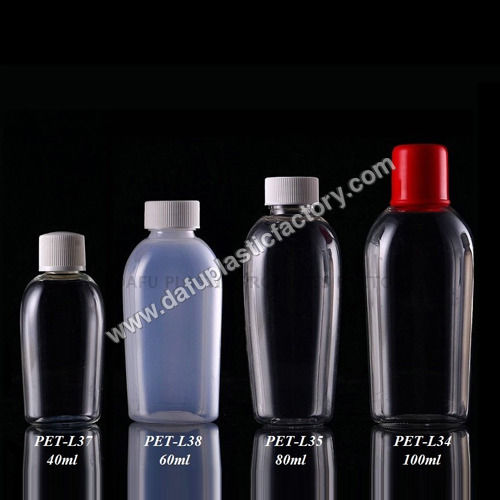 China Manufacturing PET Clear Plastic Bottle For Liquid