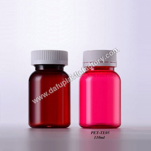 PET Tablet Bottle With Temper Evident Cap