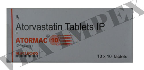 Atormac 10 Mg(atorvastatin Tablets) General Medicines