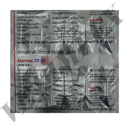 Atormac 20mg (Atorvastatin Tablets)