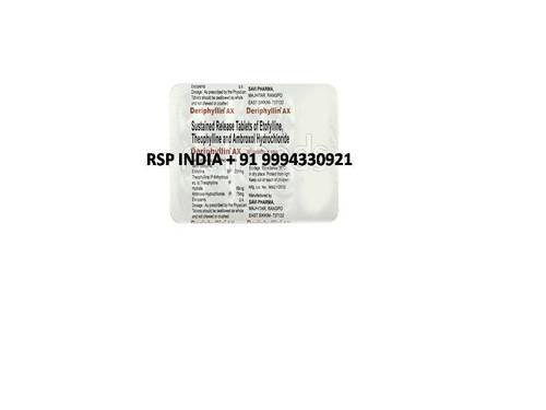 Deriphyllin AX Tablet By RAVI SPECIALITIES PHARMA