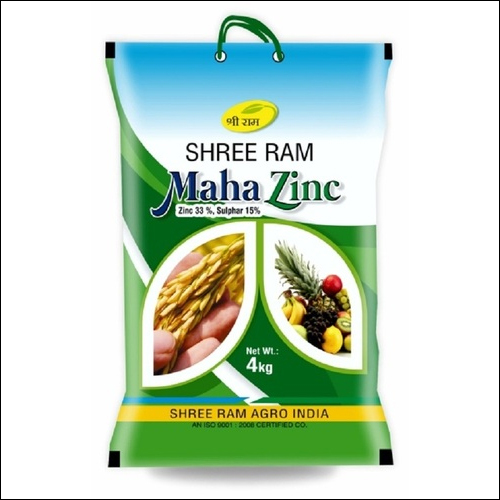 Maha Zinc (Zinc 33% Sulphur 15%) - Application: Agriculture