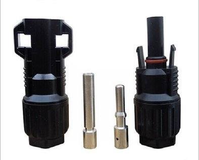 SUNTREE High Capacity 80A, Solar MC4 Connector for 10 sq mm Cable - XLPE Material, IP68 Protection, -40C to +85C Temperature Range, Tin Plated Copper Contacts