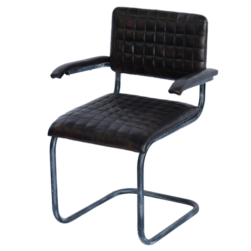 Iron Designer Leather Office Chair
