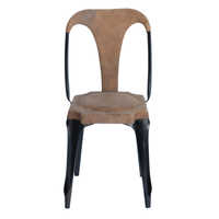 Wooden Leather Chair