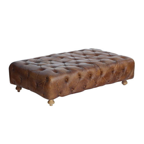 Iron Wooden Leather Sofa