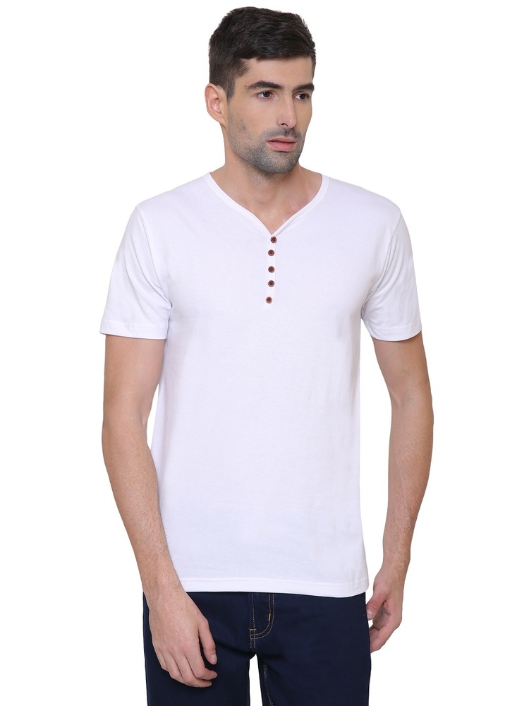 Men's Stylish Round Neck T-Shirt - Cotton Fabric, Stripe Pattern, Full Sleeves for Maximum Comfort