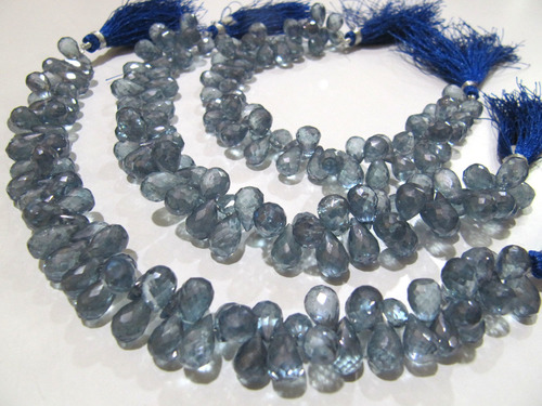 AAA Quality Natural Rock Crystal Tear Drop beads