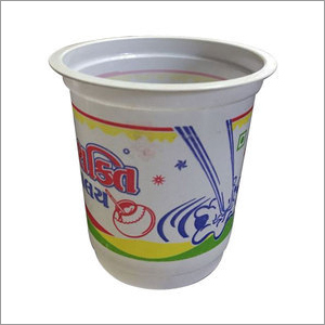 Printed Plastic Disposable Glass