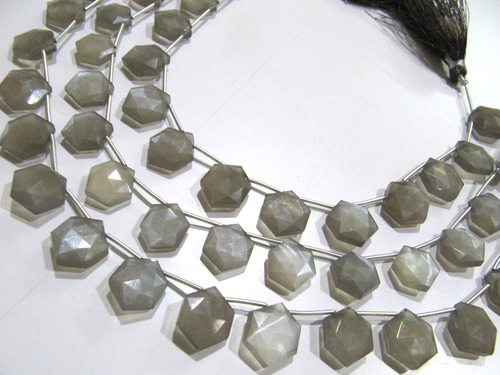 AAA Quality Natural Gray Moonstone Beads