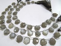 AAA Quality Natural Gray Moonstone Beads