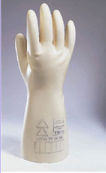White Electrical Safety Handgloves