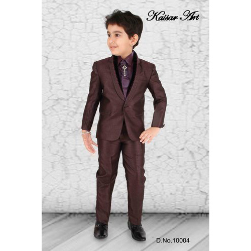 Kids Boys Brown Suits