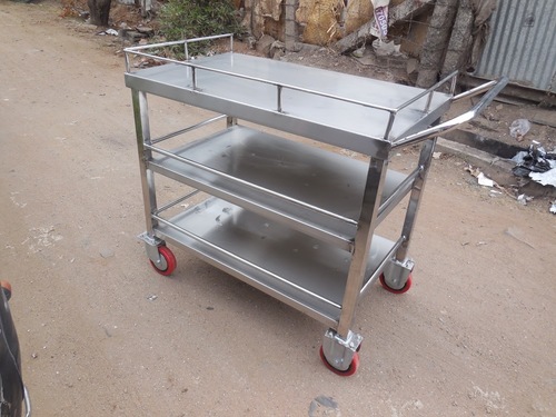 Trolley with 2 Under Shelves By PREMA INDUSTRIES