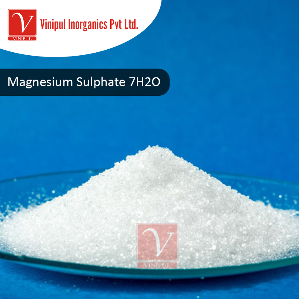 Magnesium Sulphate 7H2O - 99% Purity, Neutral pH Level, Industrial & Food Grade | Versatile Applications in Agriculture, Healthcare, and Manufacturing