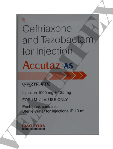 Accutaz As(Ceftriaxone Tazobactam Injection)