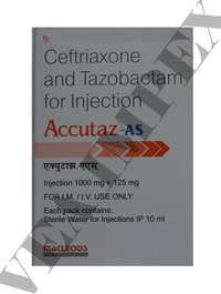 Accutaz As(ceftriaxone Tazobactam Injection) Injection