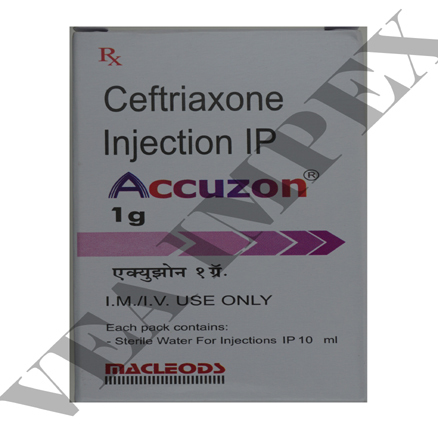 Accuzon 1g (Ceftriaxone Injection)