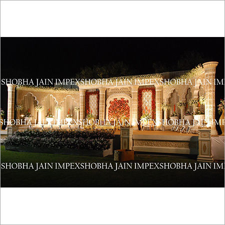 Golden Grand Mughal Reception Stage