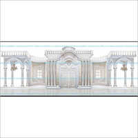 Grand Wedding Reception Stage Decoration