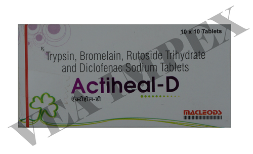 Actiheal D(Trypsin Sodium Tablets)