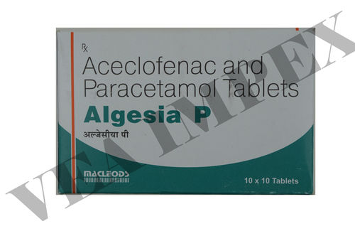 Algesia P Aceclofenac Paracetamol Tablets