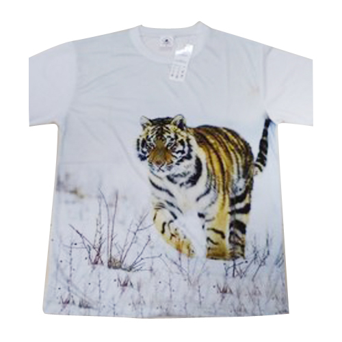Animal Design Sublimation Digital Print Graphic T-Shirt