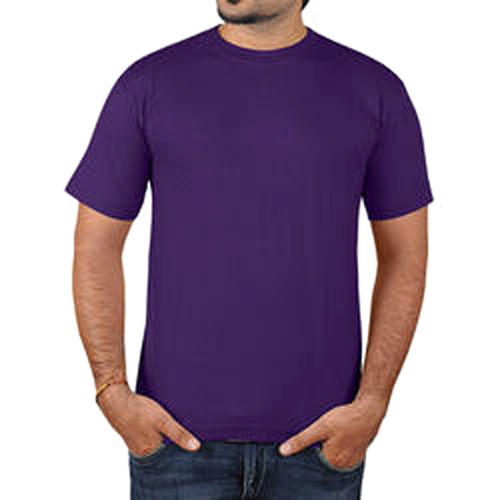 Round Neck Purple Color T Shirt