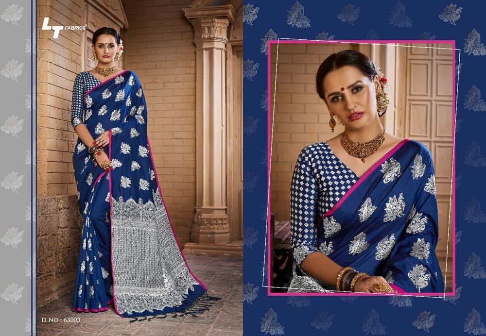 Latest Jacquard Silk Sarees