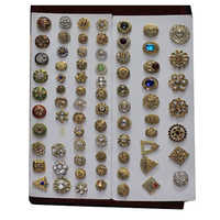 Metal Sherwani Button - Color: Multicolor