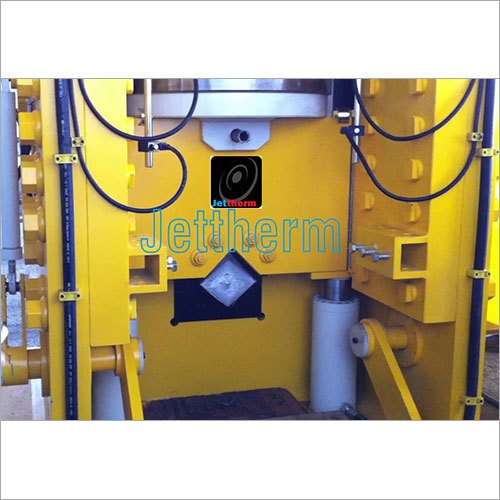 Yellow Hydraulic Billet Shear