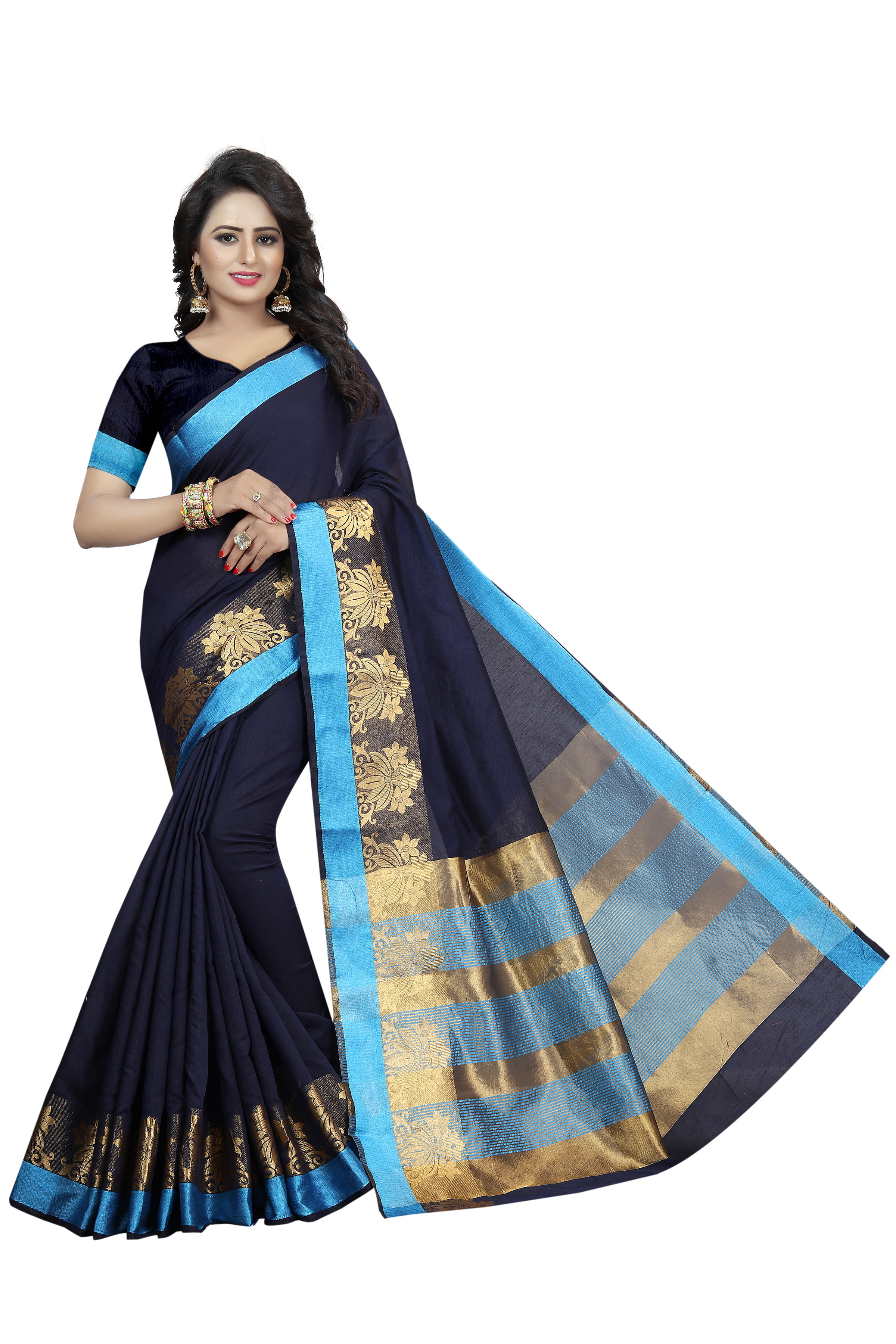 New fancy Cotton Silk Saree