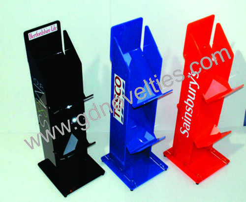 acrylic colorful Magazine stand