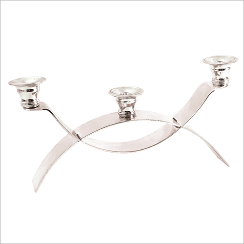 Silver Candle Stand