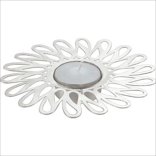 Religious Silver Candle Stand