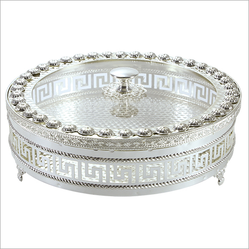 Alloy Silver Dry Fruit Box