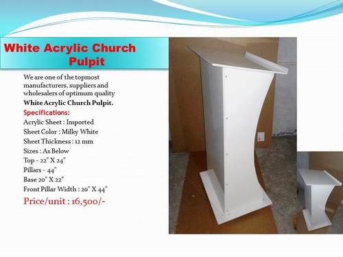 Acrylic Podium and Lactern