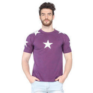 Printed Round Neck Mens T-Shirt
