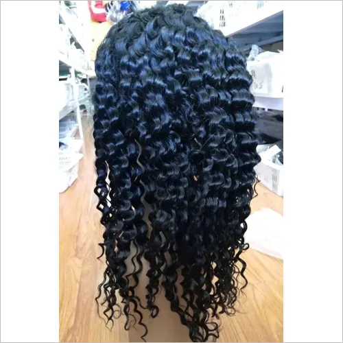 Human Hair Wavy Wig