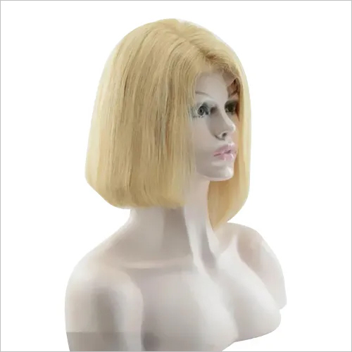 Human Hair Blonde Bob Wig