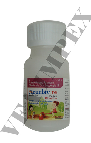 Acuclav Ds 457 Mgamoxycillin And(Potassium Clavulanate Tablets) General Medicines
