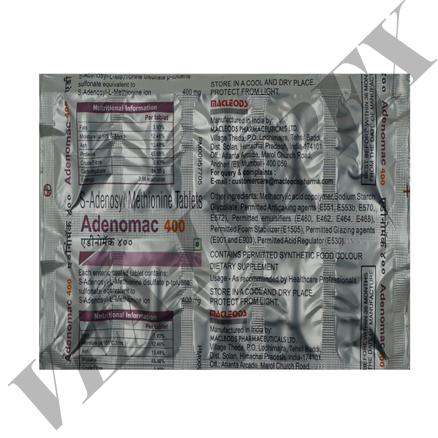Adenomac 400 S Adenosyl Methionine Tablets