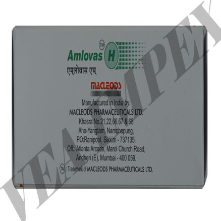 Amlovas h(Amlodipine and Hydrochlorothiazide Tablets)