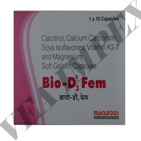 Bio-D3 Fem (cpsulas del carbonato de calcio de Calcitriol)